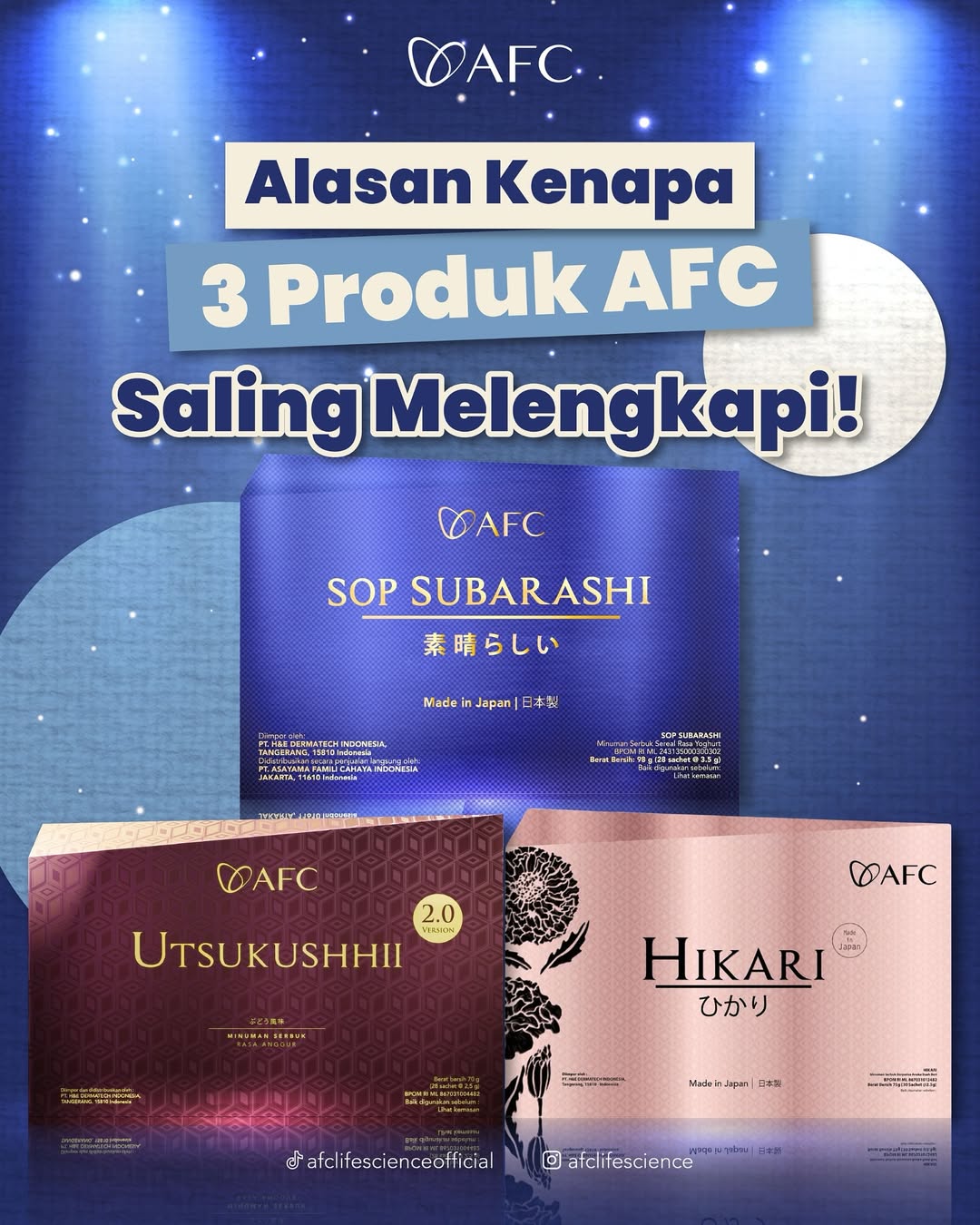 Alasan Kenapa 3 Produk AFC Saling Melengkapi